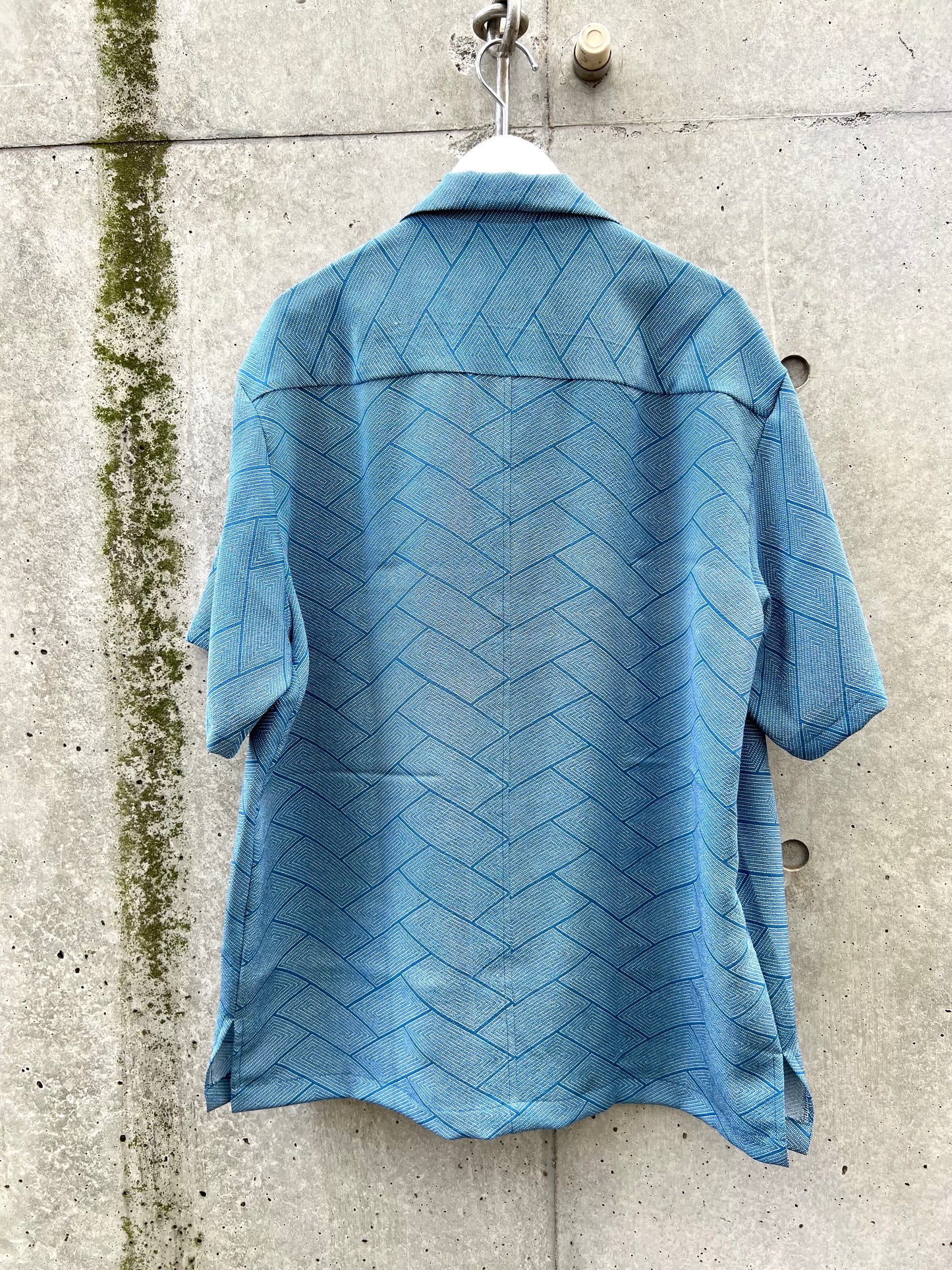 Vintage Kimono - Higaki (cypress pattern) - Blue