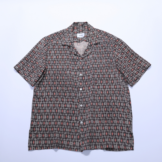Vintage Kimono Geometric Black/Red shirt