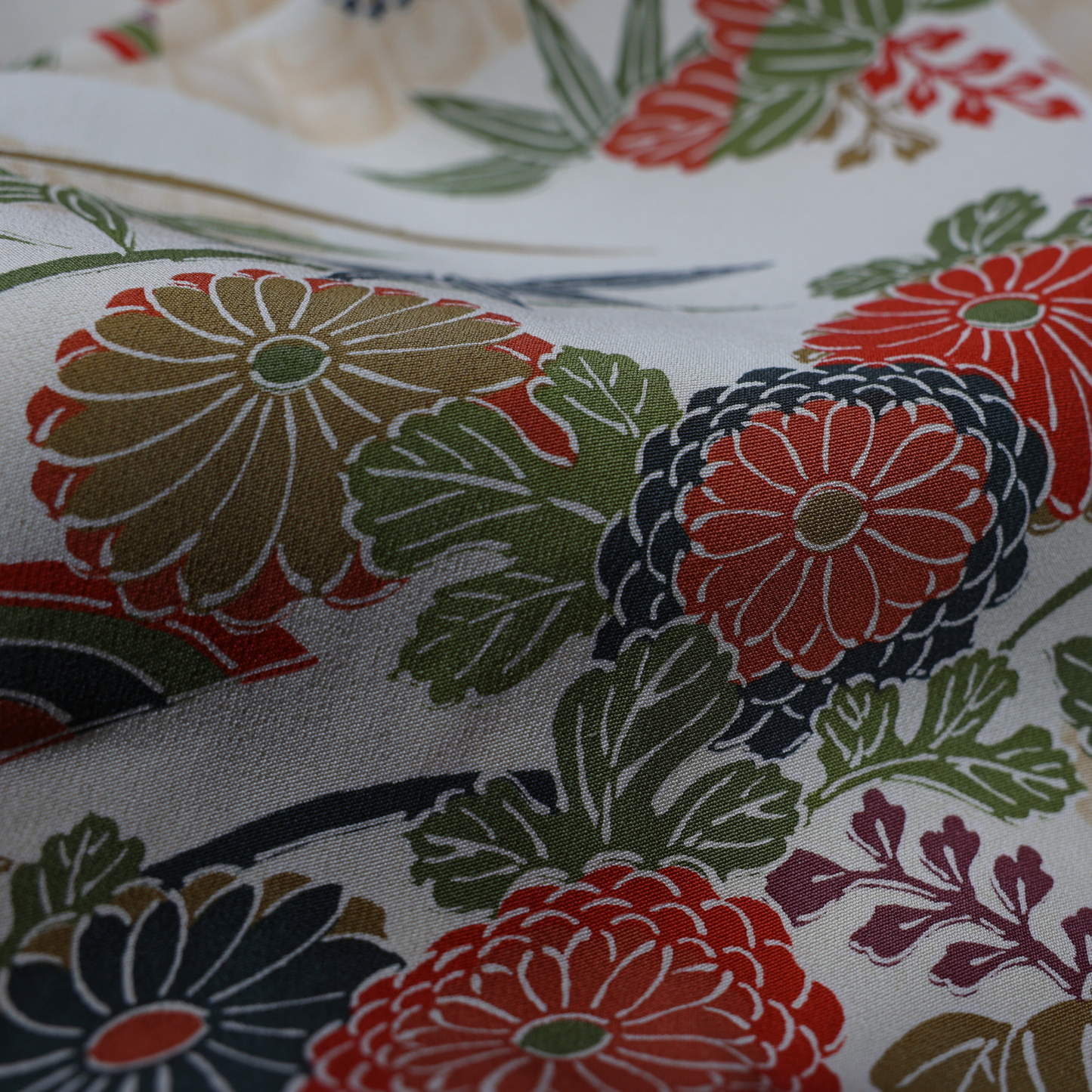 Vintage Kimono Shirt- Beige