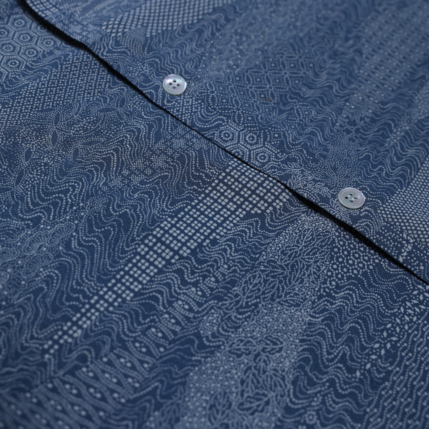 Vintage Kimono Shirt- Light blue