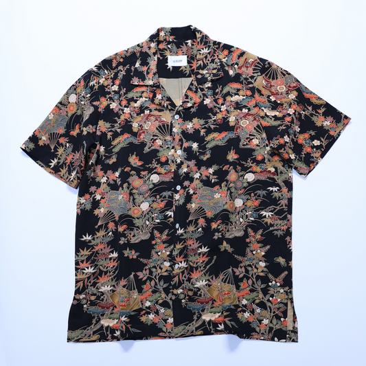 Vintage Kimono Shirt- Black