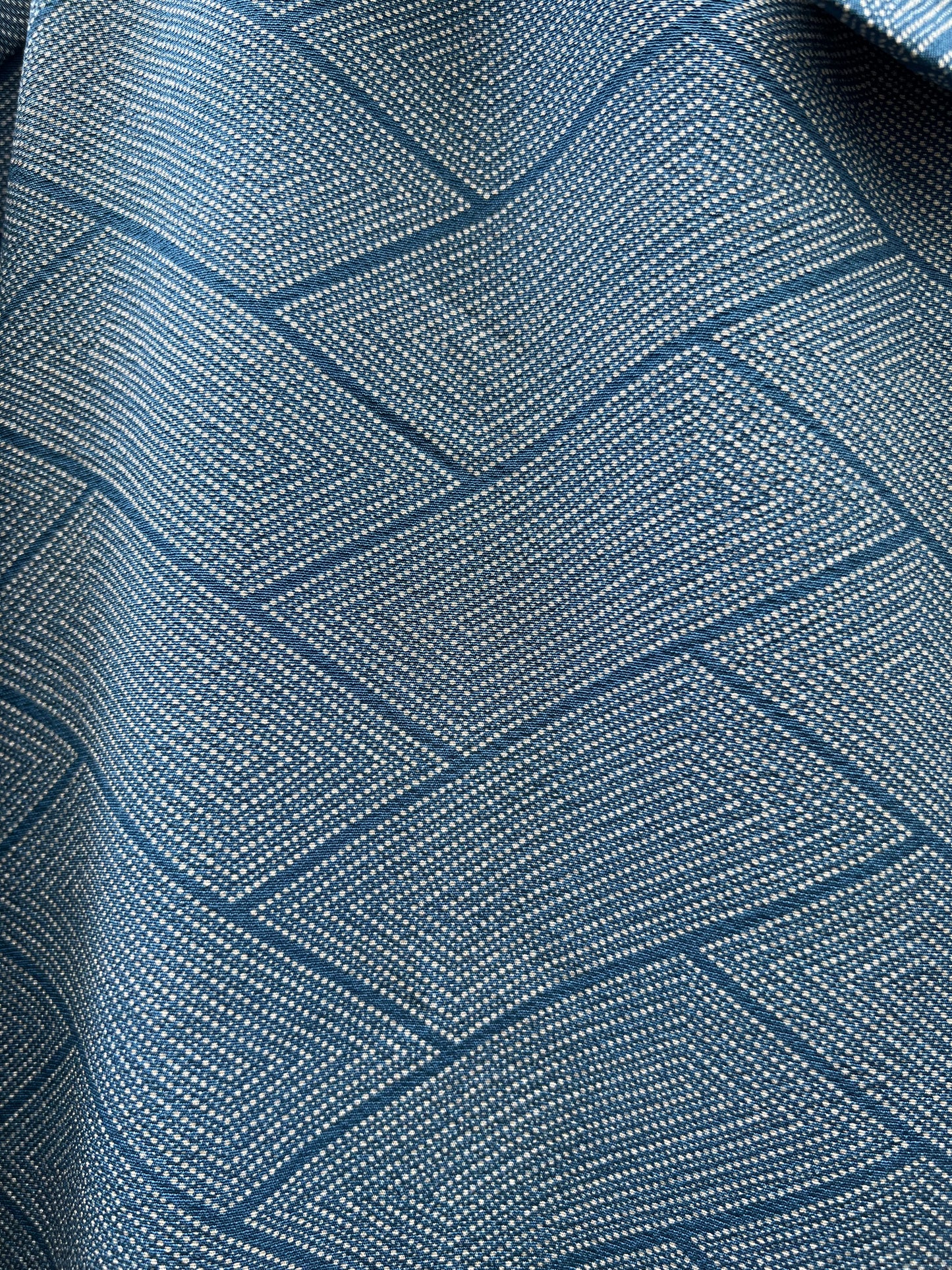 Vintage Kimono - Higaki (cypress pattern) - Blue