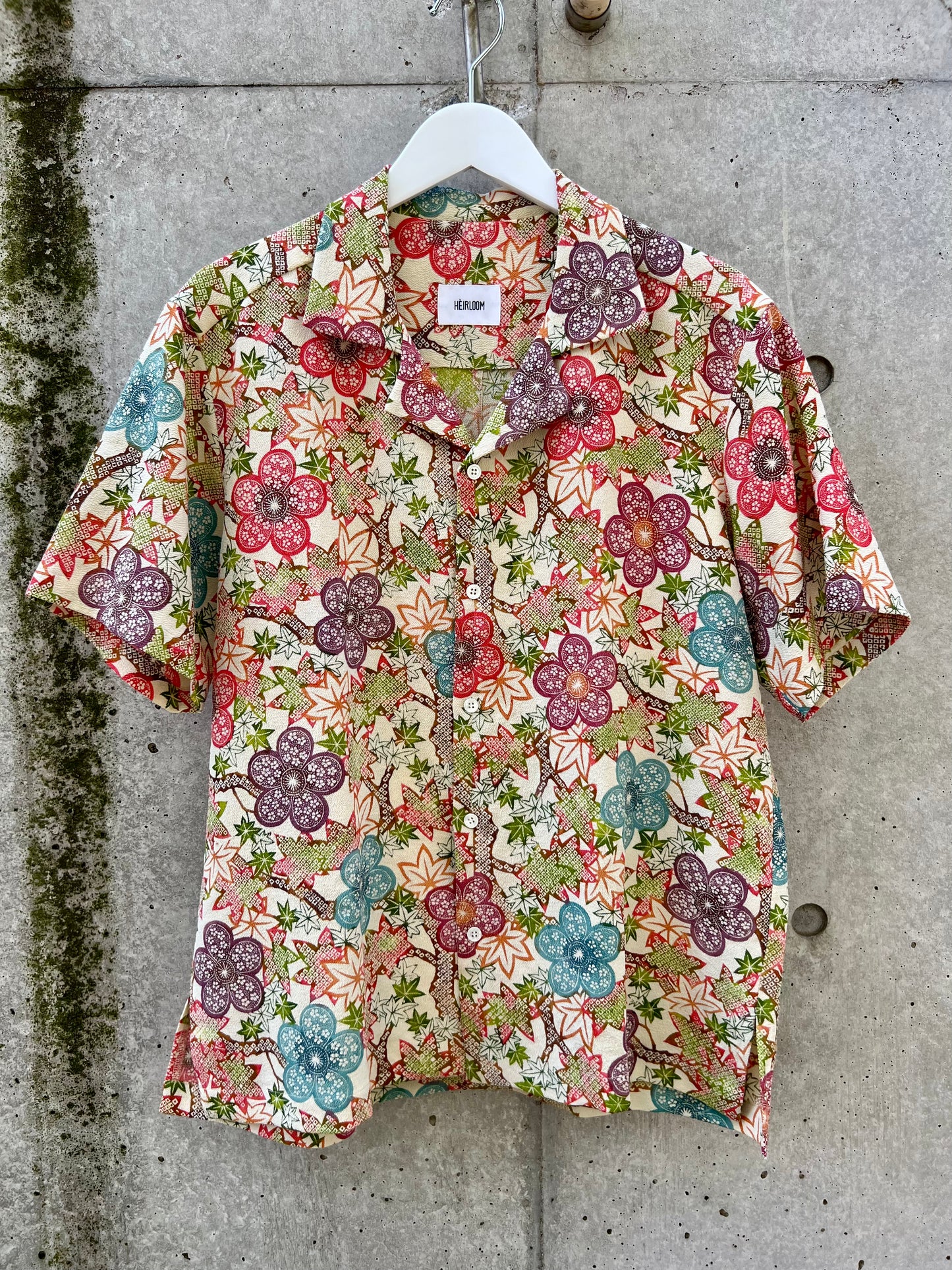 Vintage Kimono - Flower pattern - Multi colour