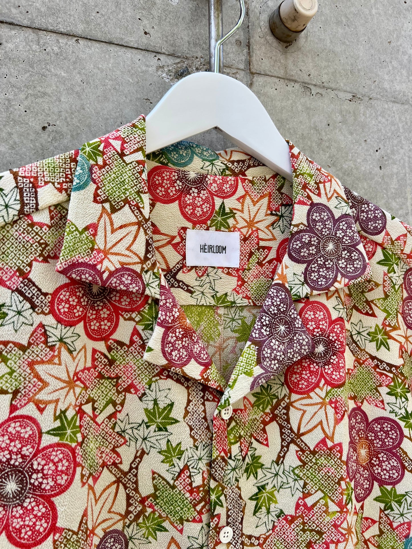 Vintage Kimono - Flower pattern - Multi colour