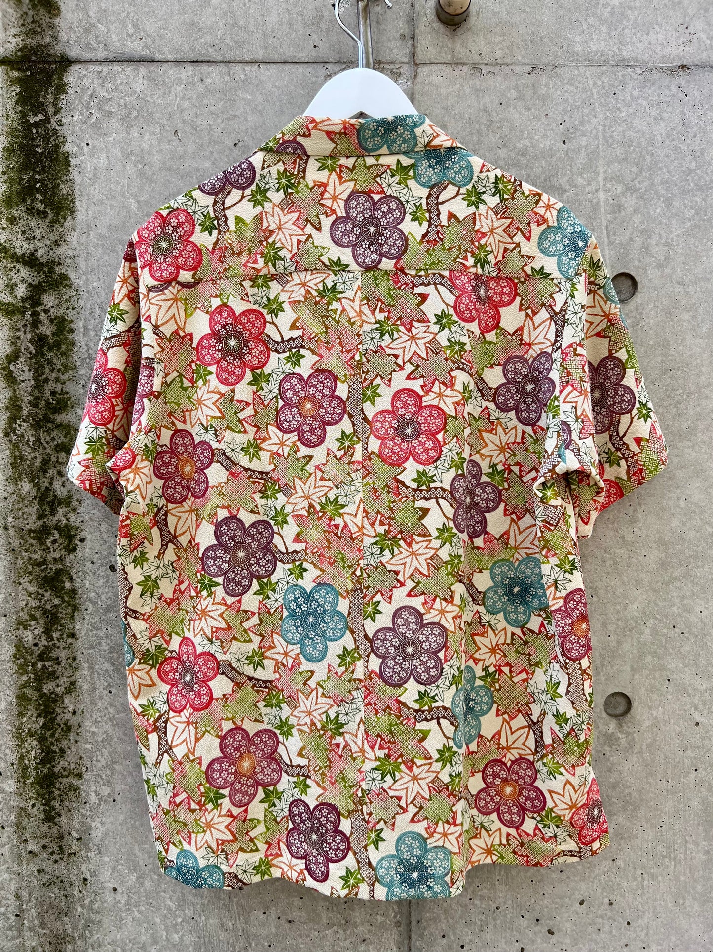 Vintage Kimono - Flower pattern - Multi colour