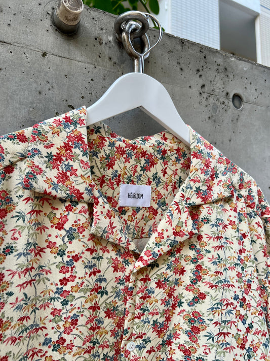 Vintage Kimono - Flower - White