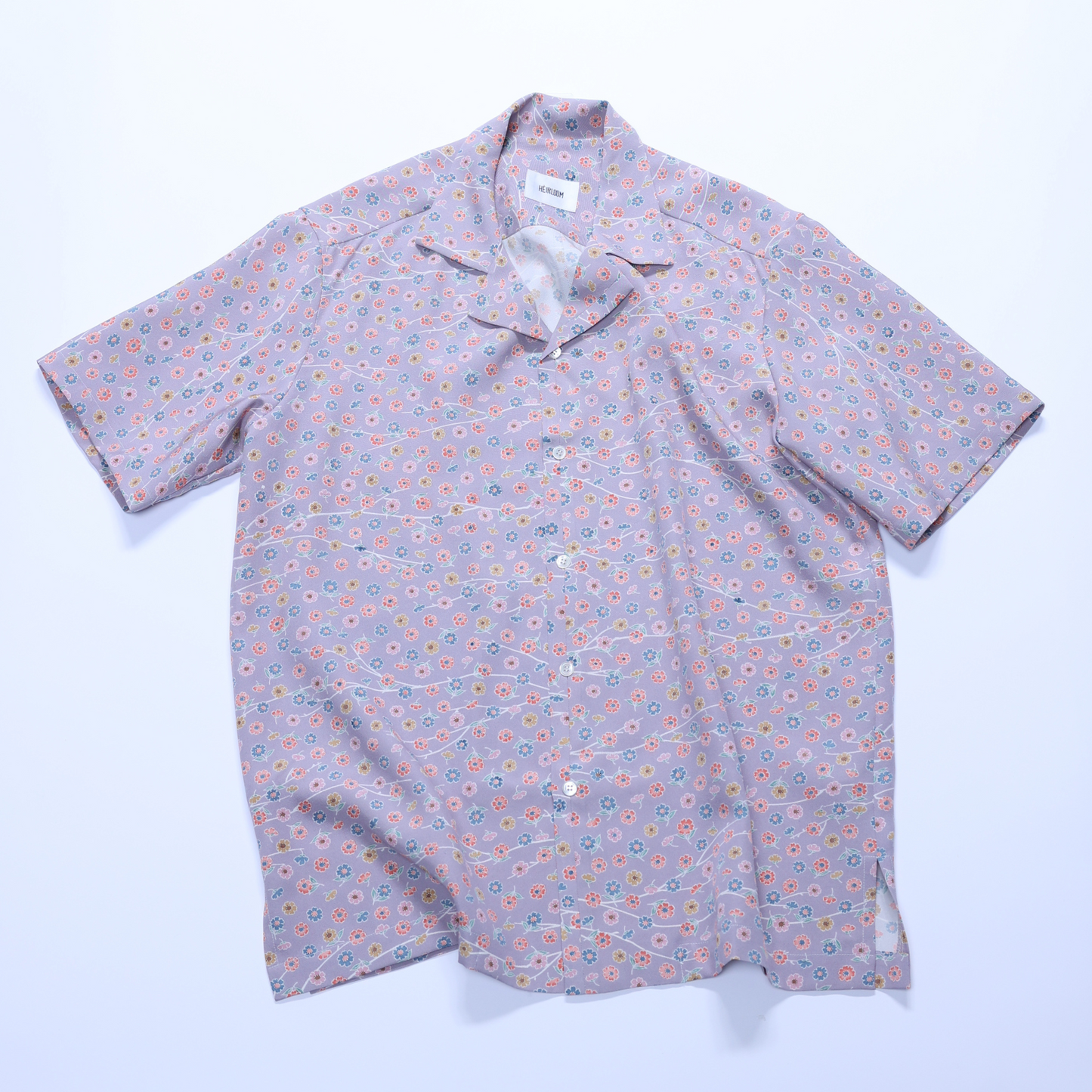 Vintage Kimono Shirt- Light Purple