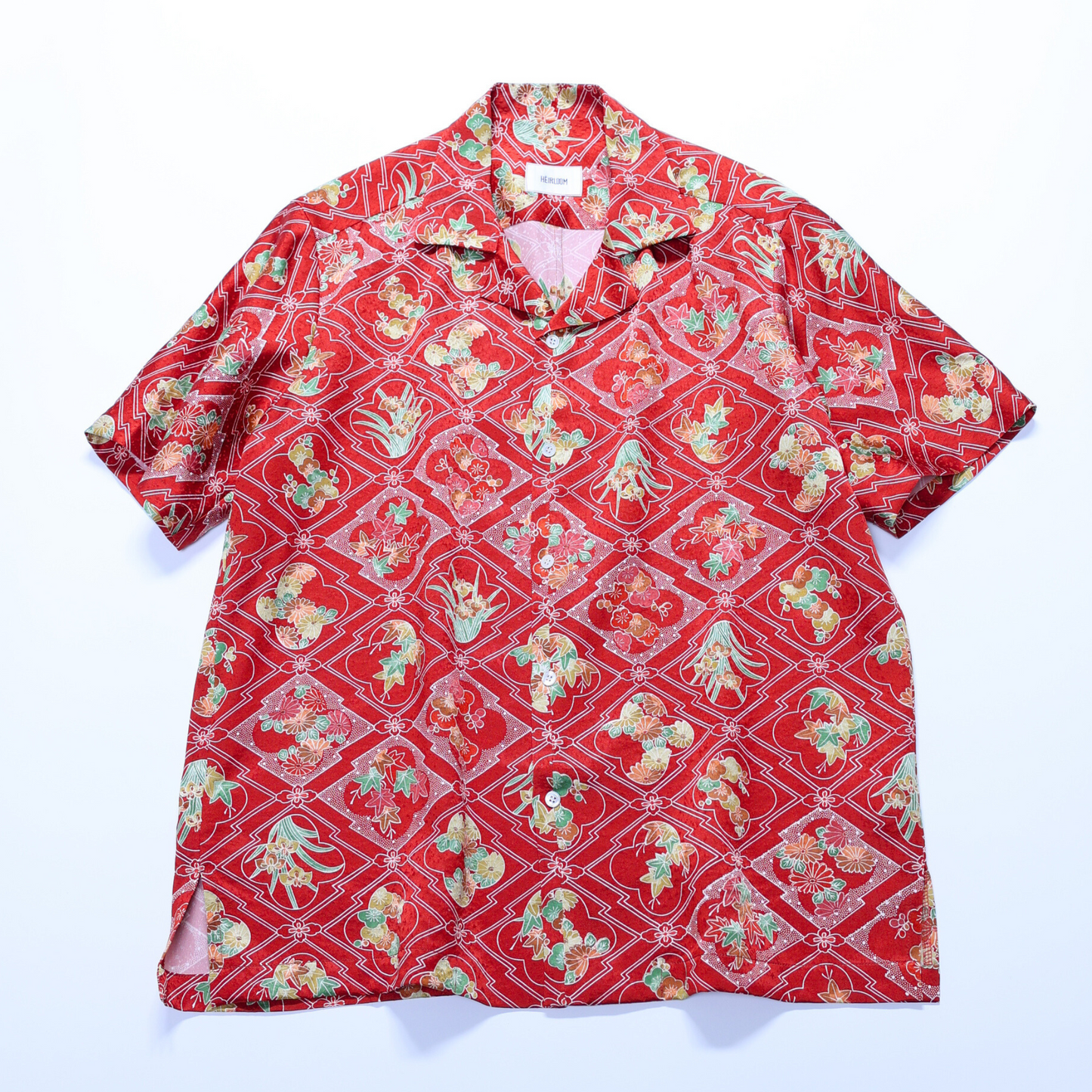 Vintage Kimono Shirt- Red