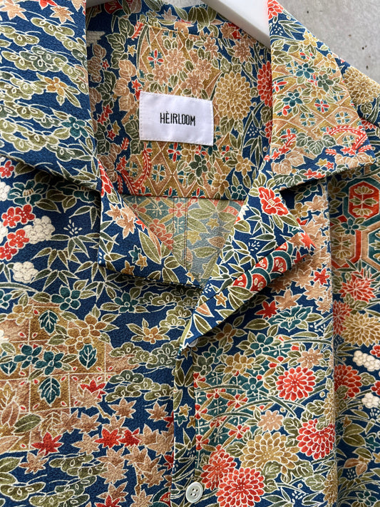 Vintage Kimono - Multi pattern shirt