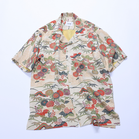 Vintage Kimono Shirt- Beige