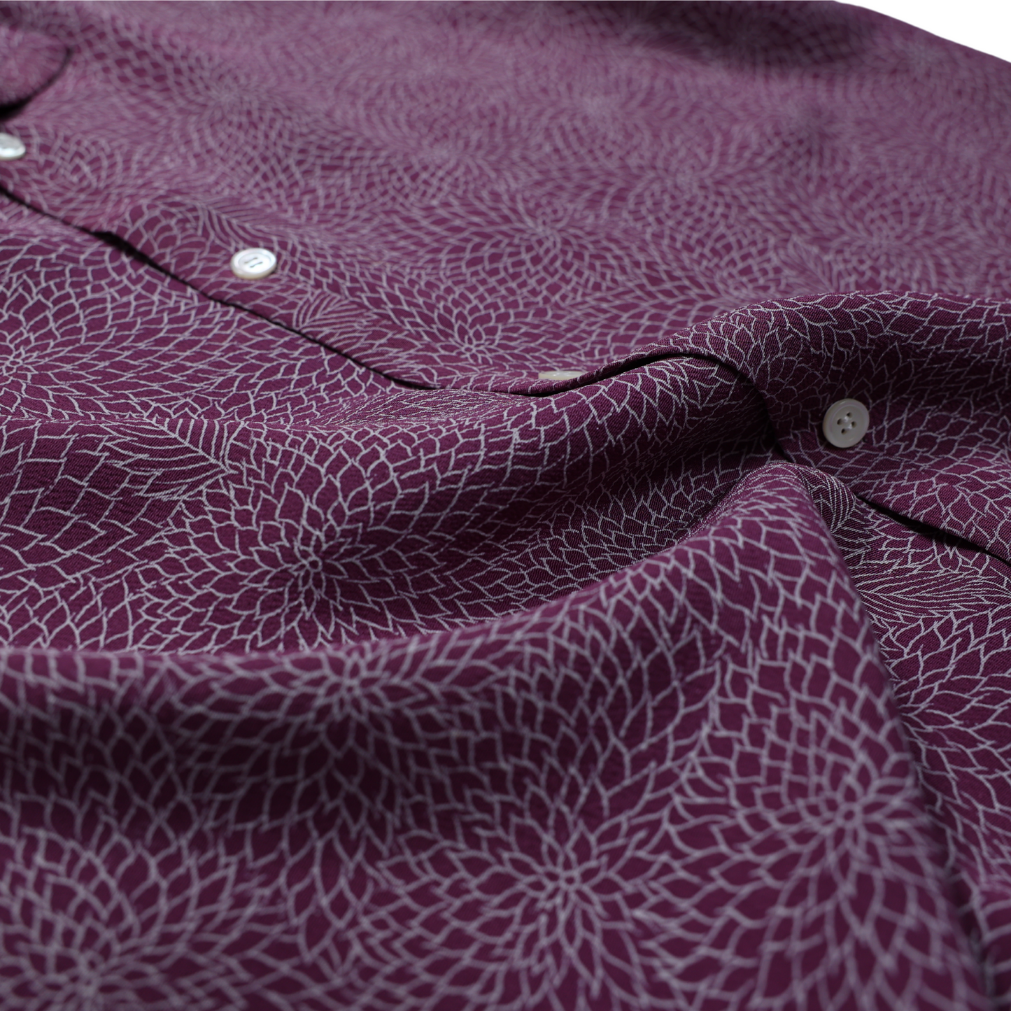 Vintage Kimono Shirt- Purple