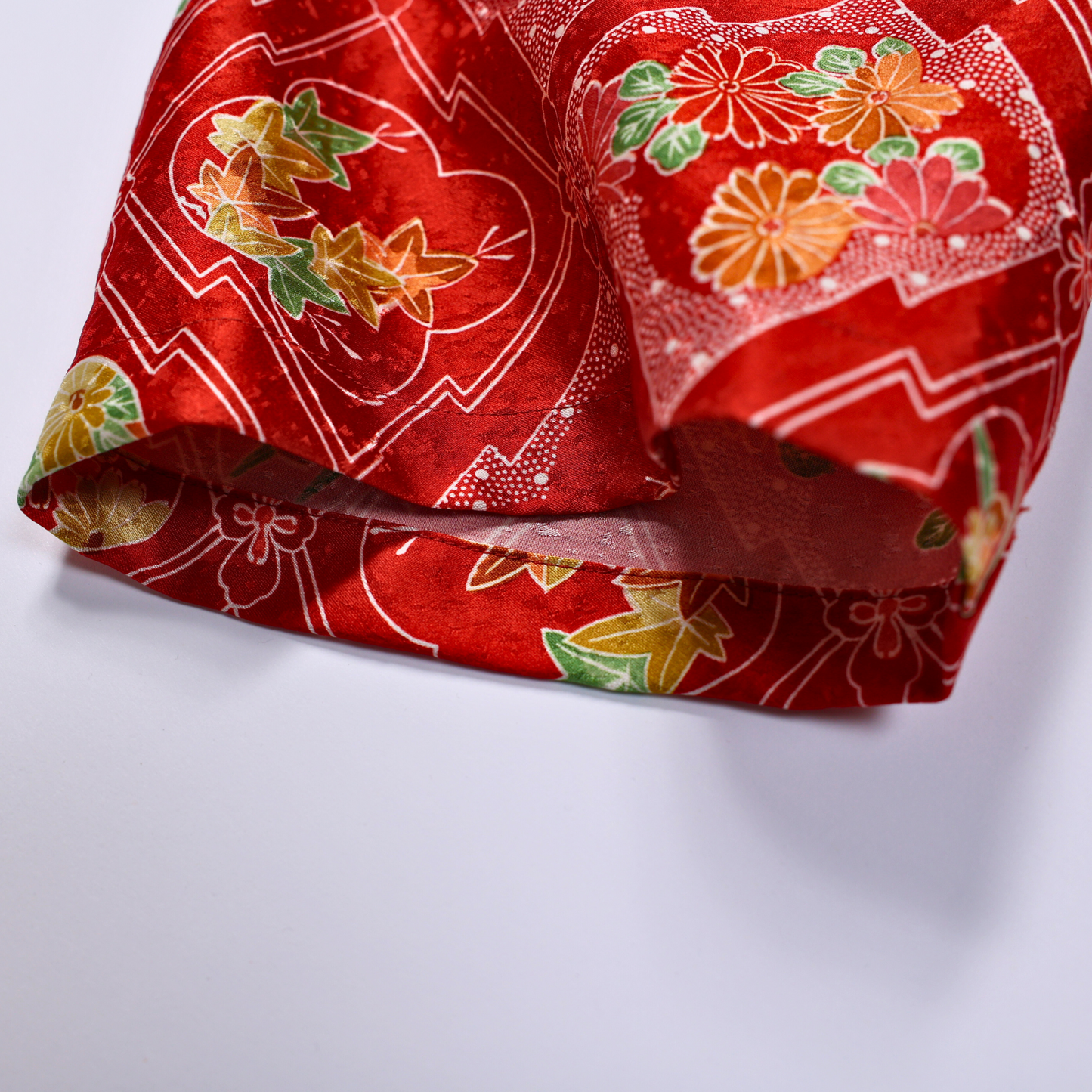 Vintage Kimono Shirt- Red