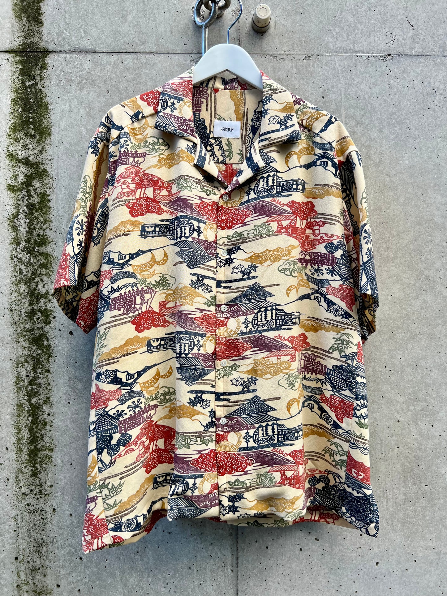 Vintage Kimono - Landscape - Beige