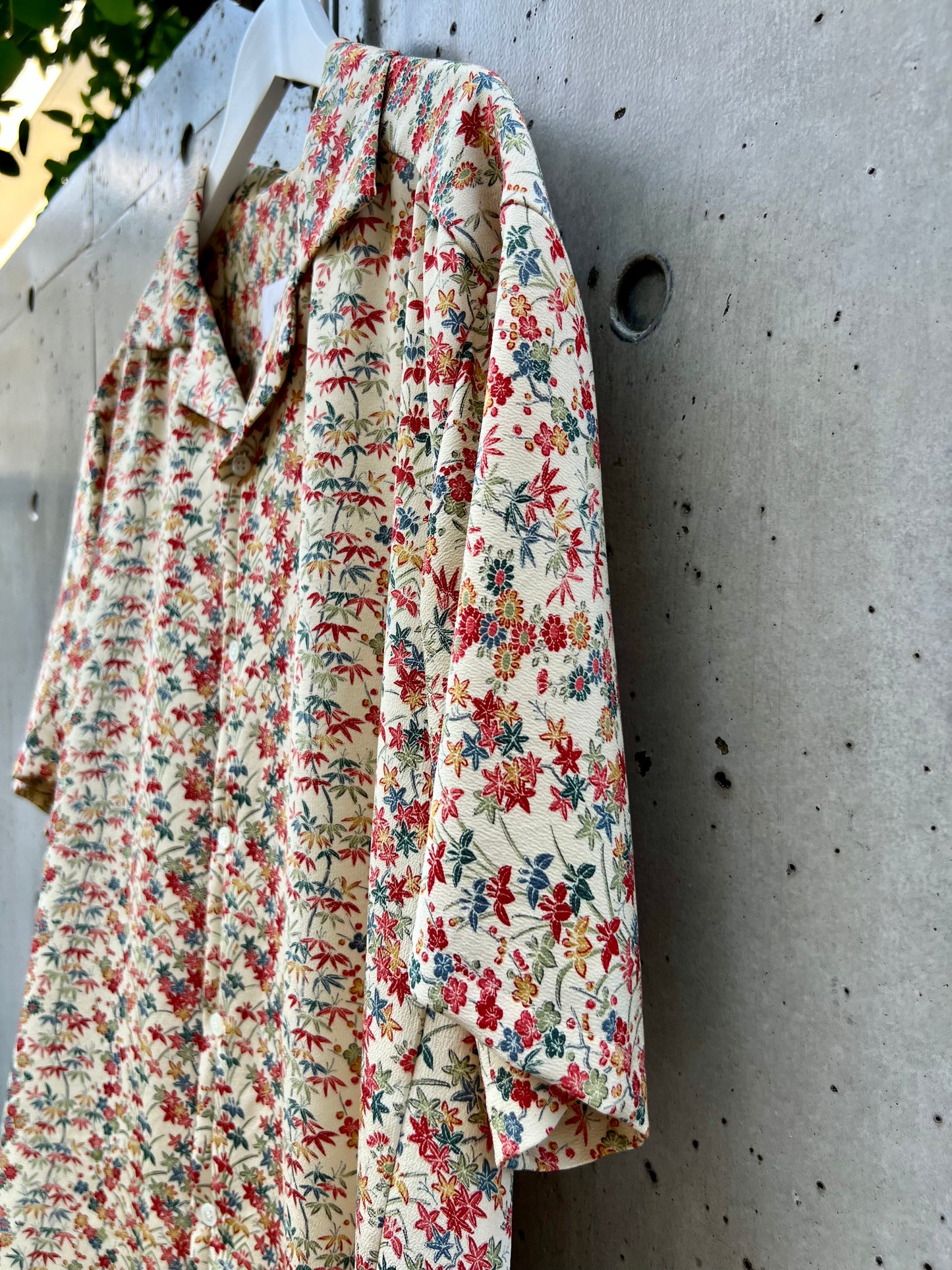 Vintage Kimono - Flower - White