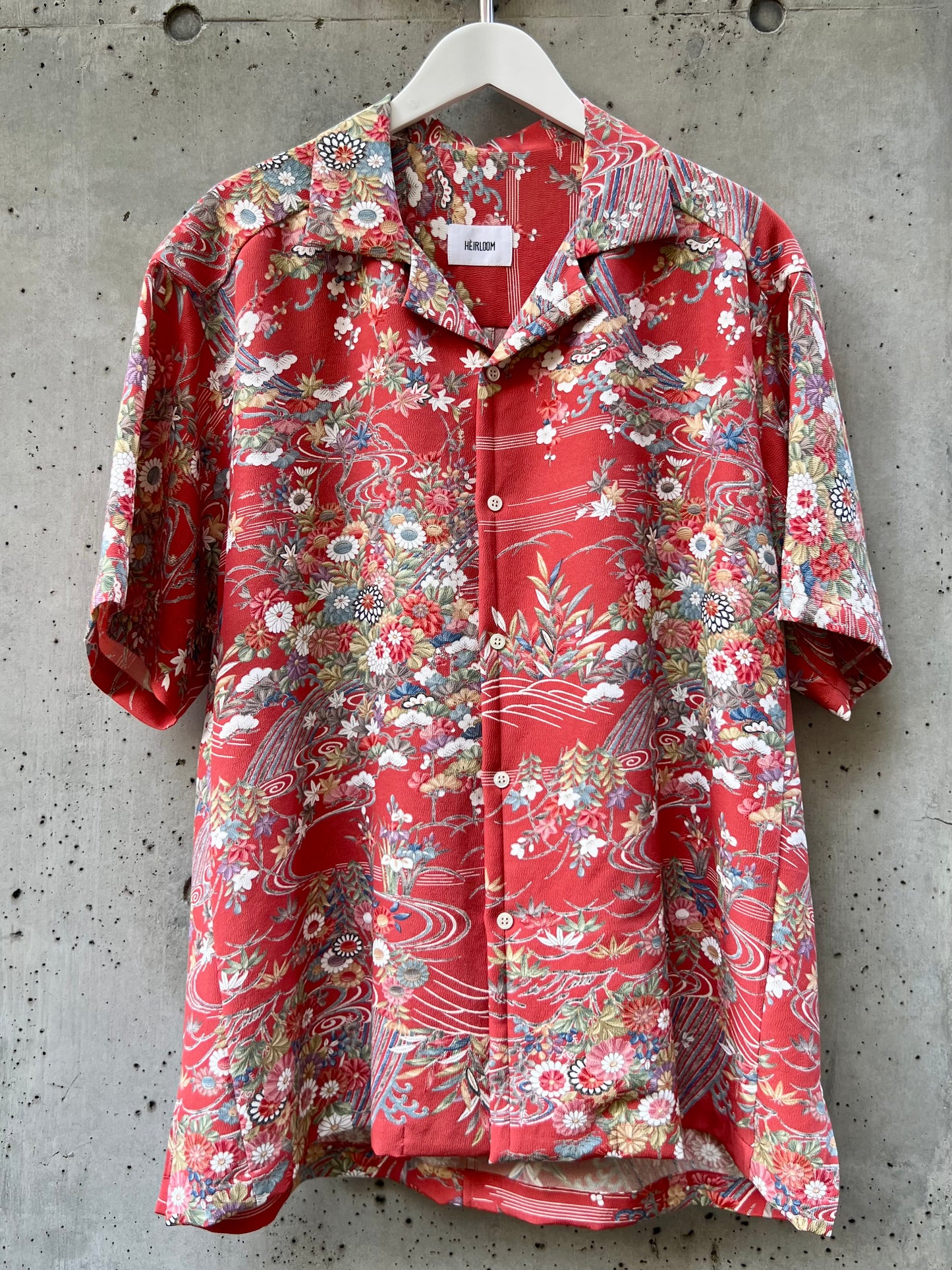 Vintage Kimono - Flower - Scarlet