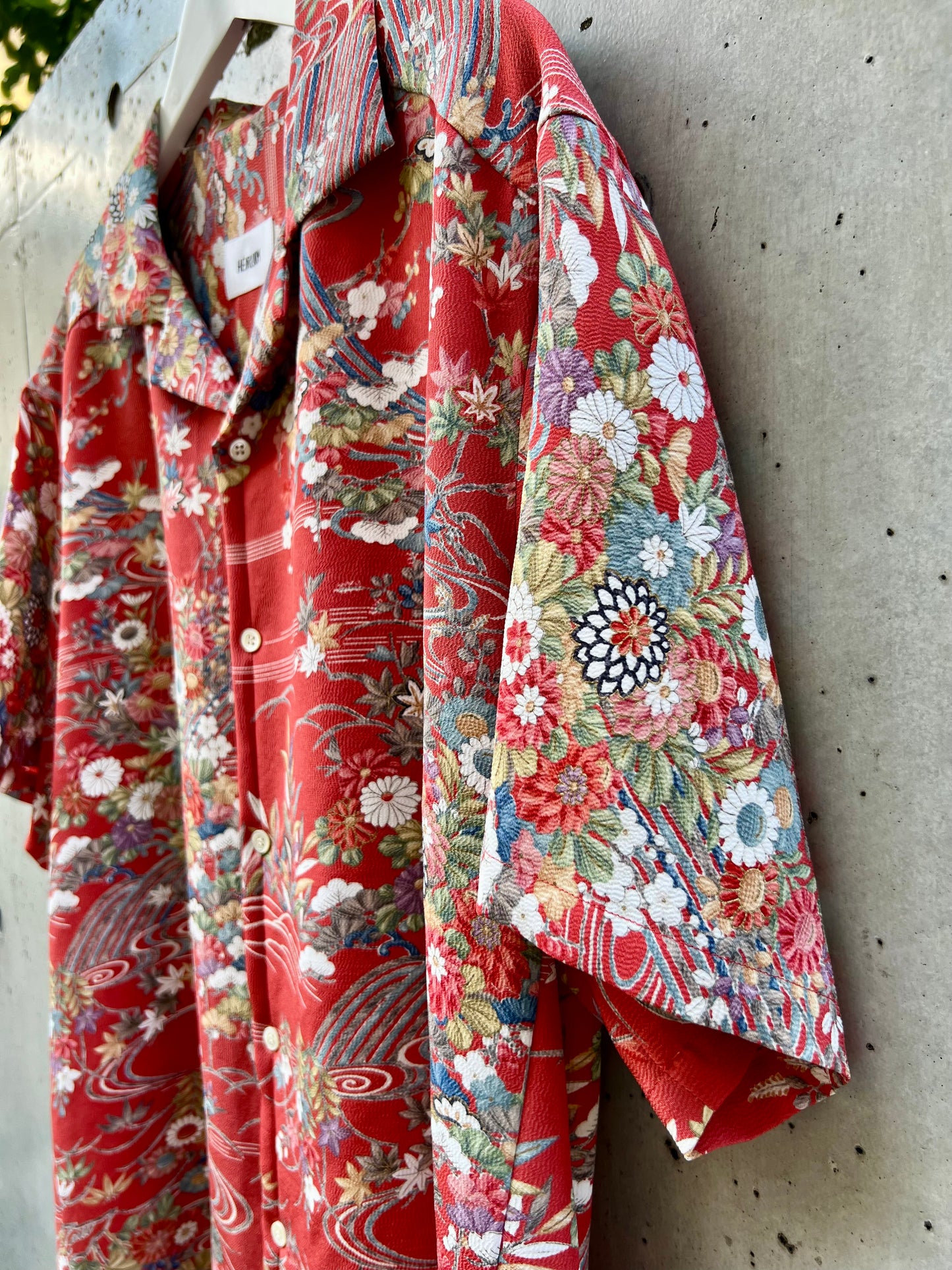 Vintage Kimono - Flower - Scarlet
