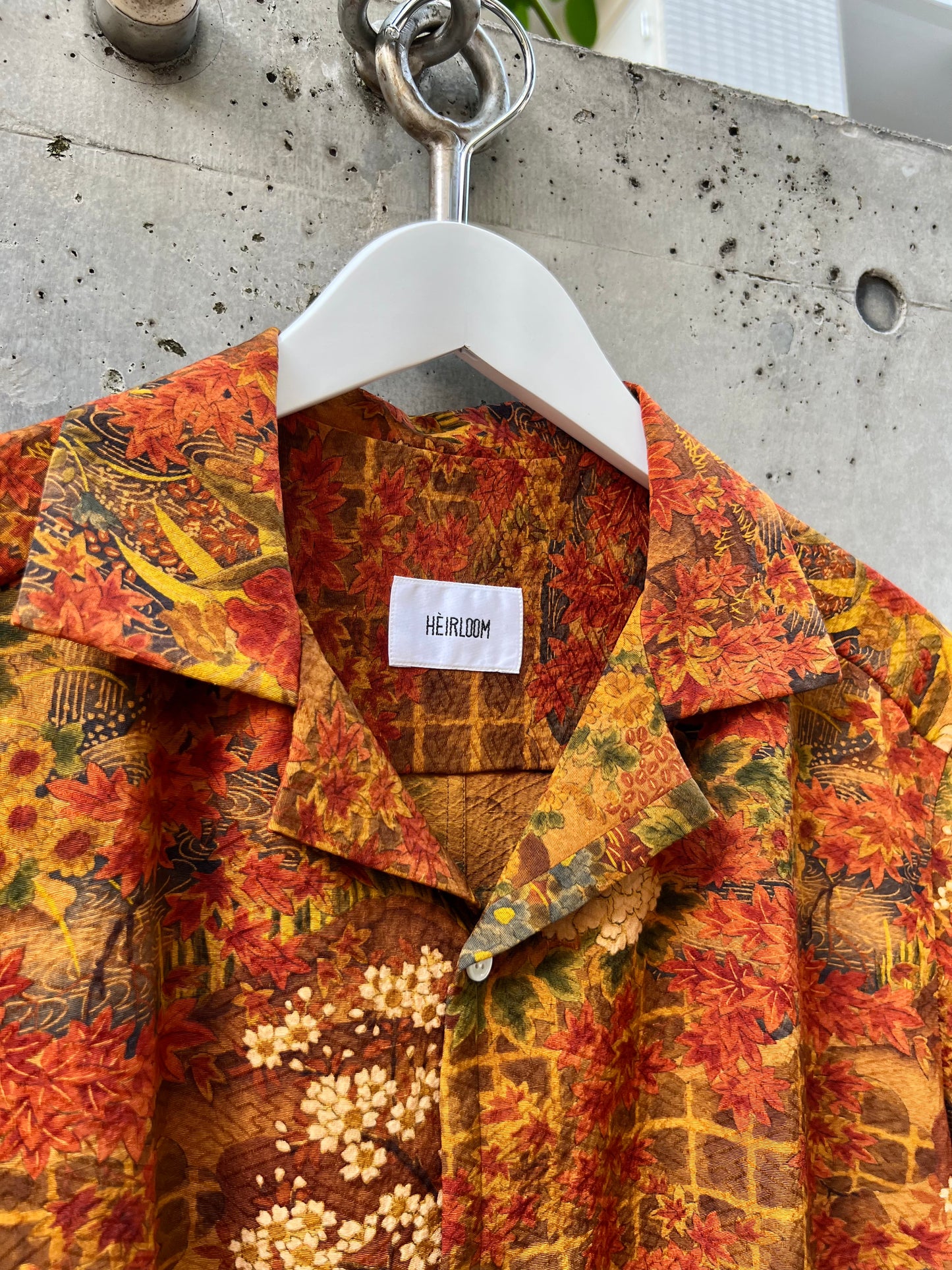 Vintage Kimono - Flower - Brown