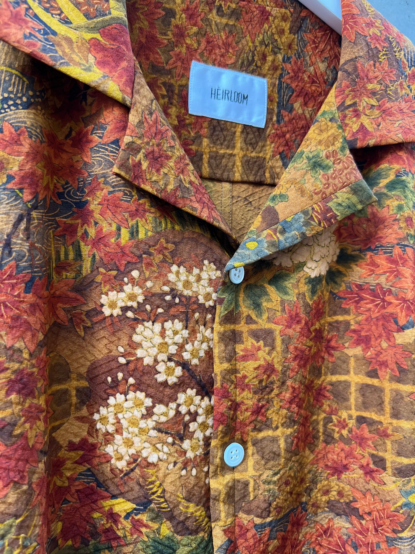 Vintage Kimono - Flower - Brown