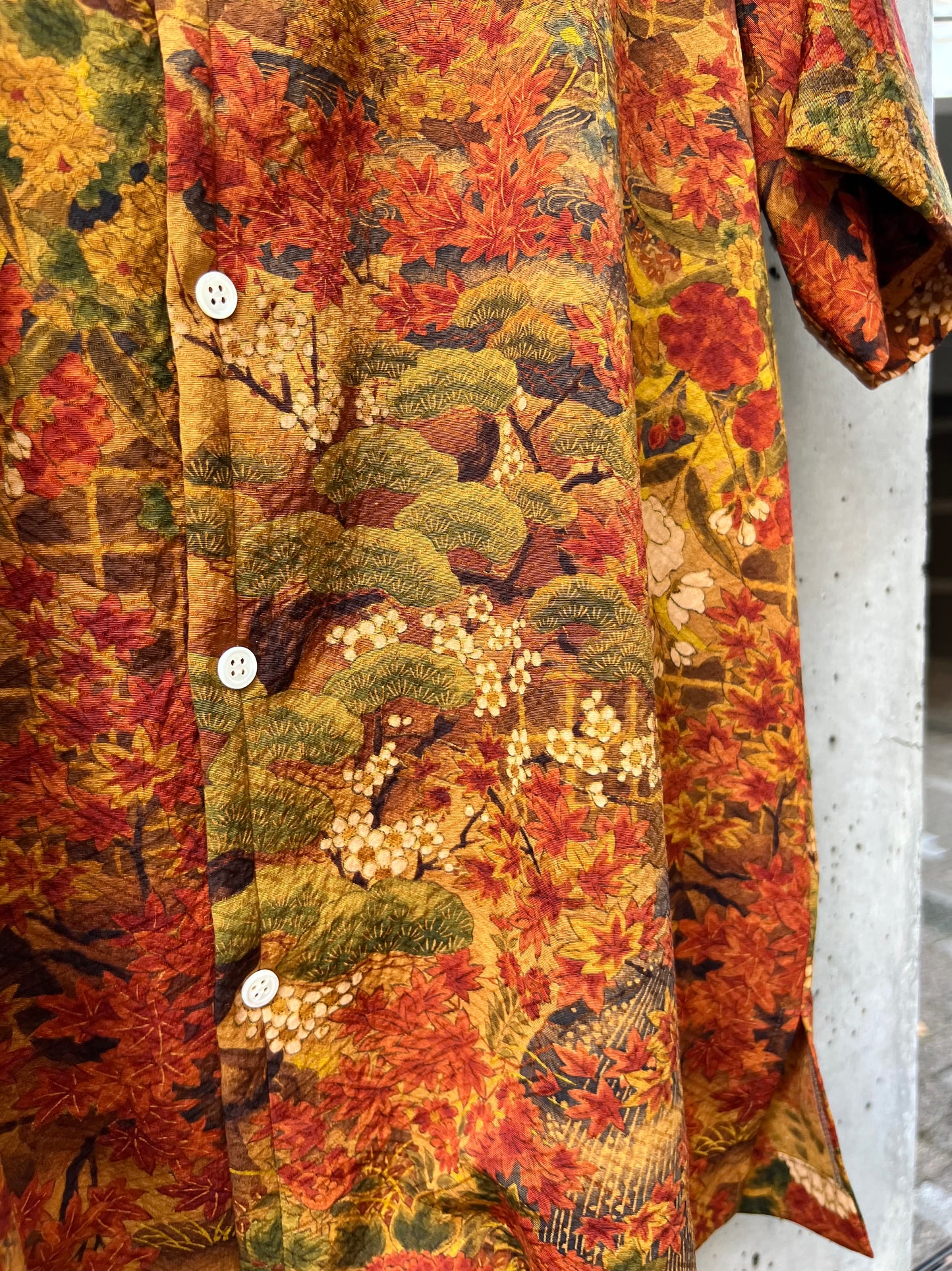Vintage Kimono - Flower - Brown