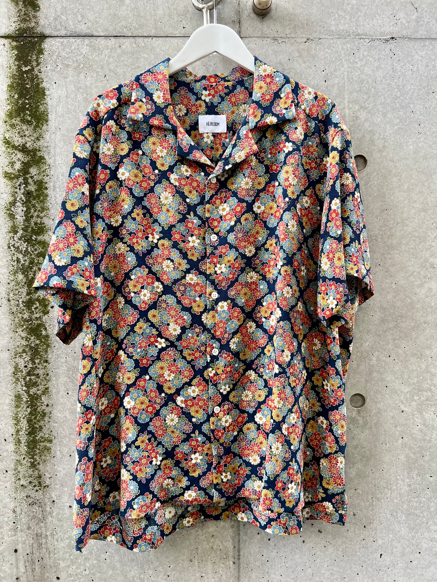 Vintage Kimono - Flower - Blue