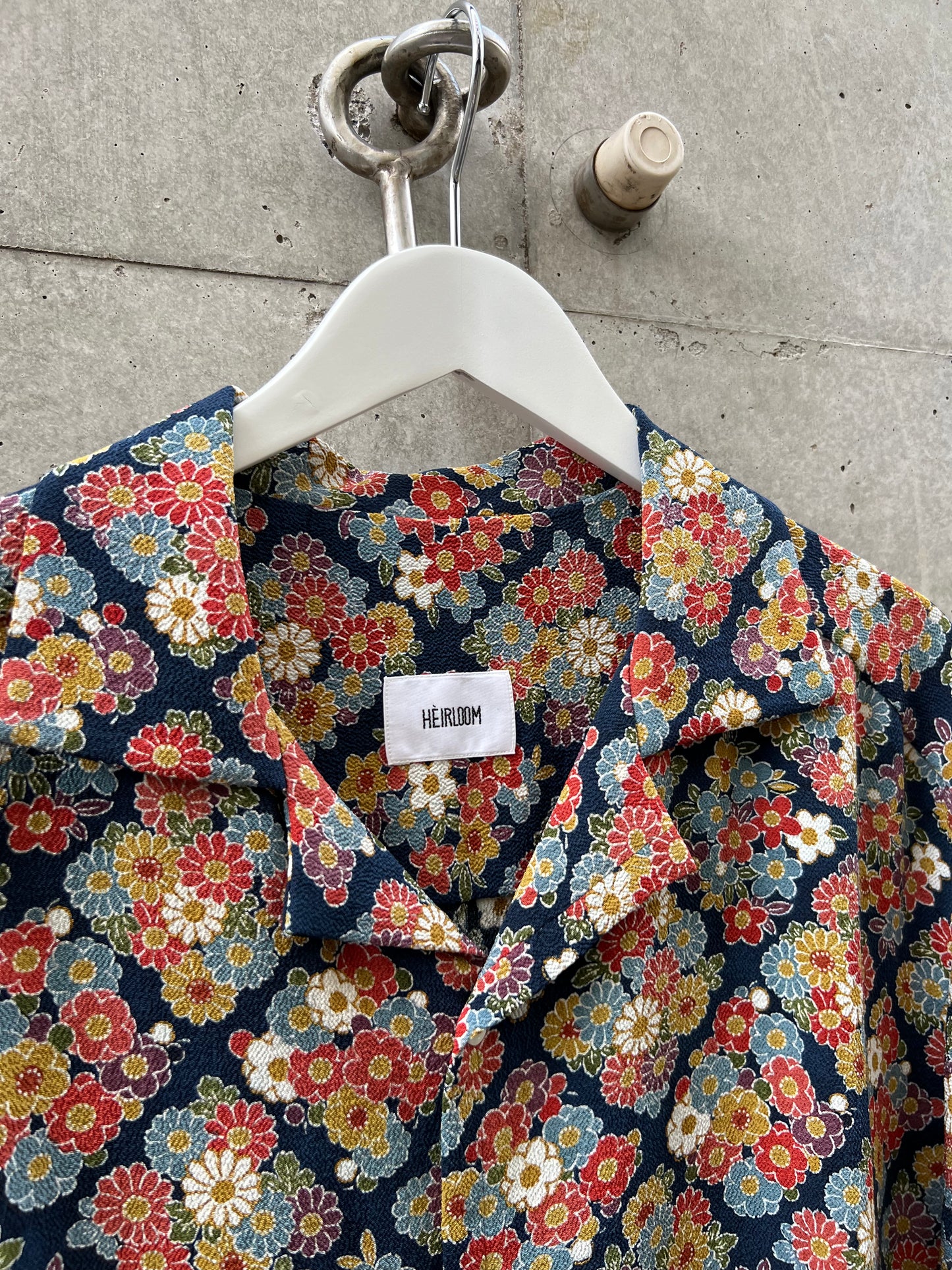 Vintage Kimono - Flower - Blue