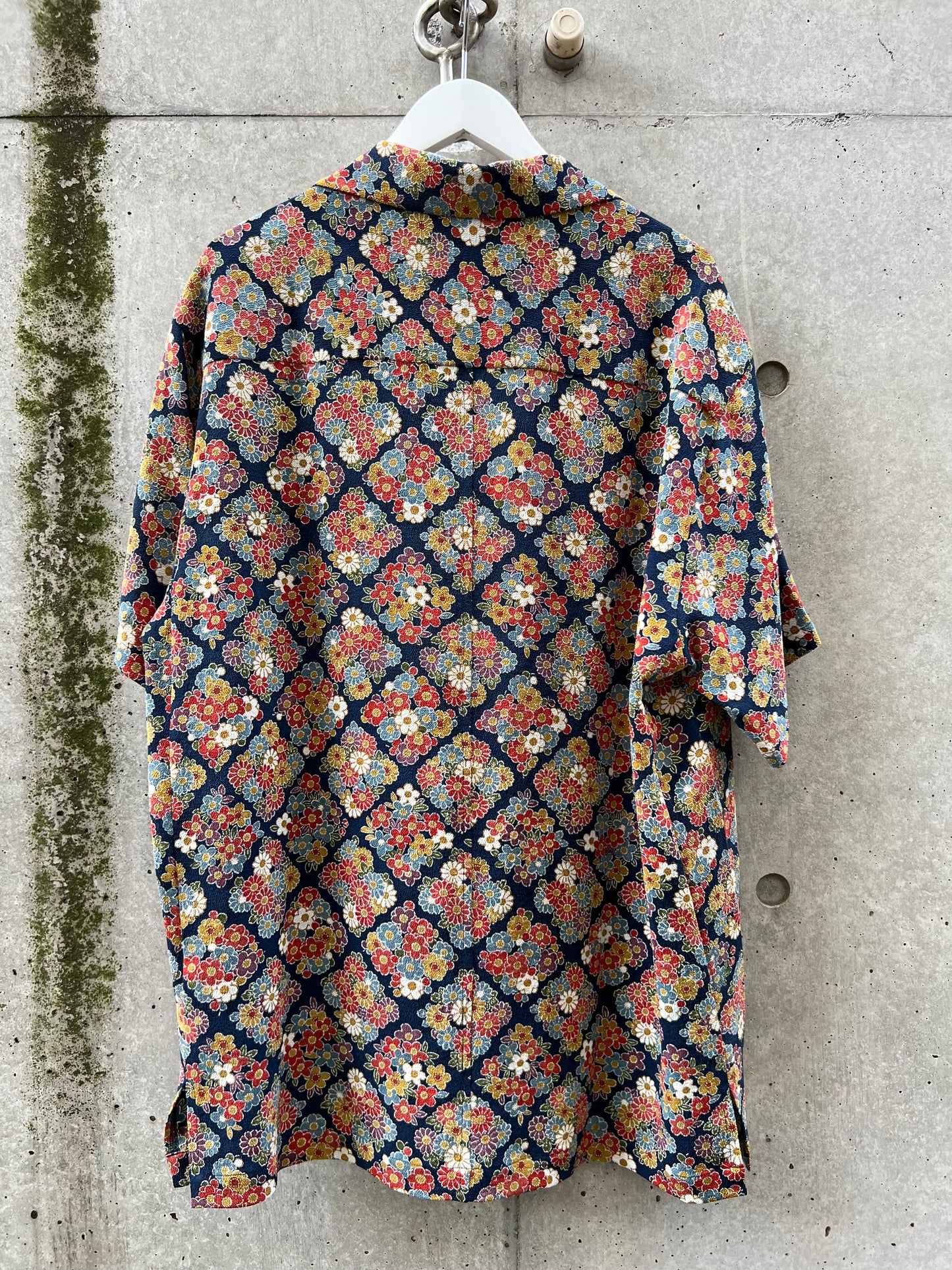 Vintage Kimono - Flower - Blue