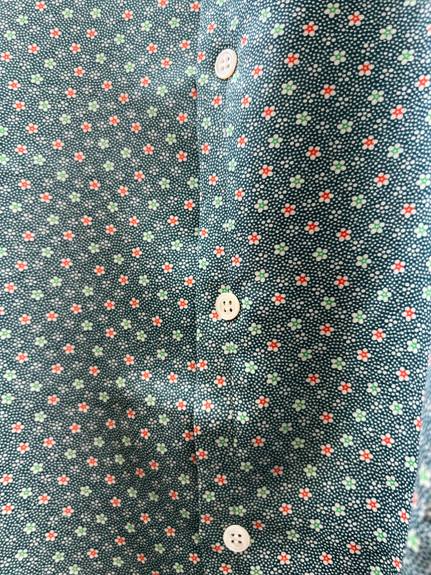 Vintage Kimono - Flower - Blue