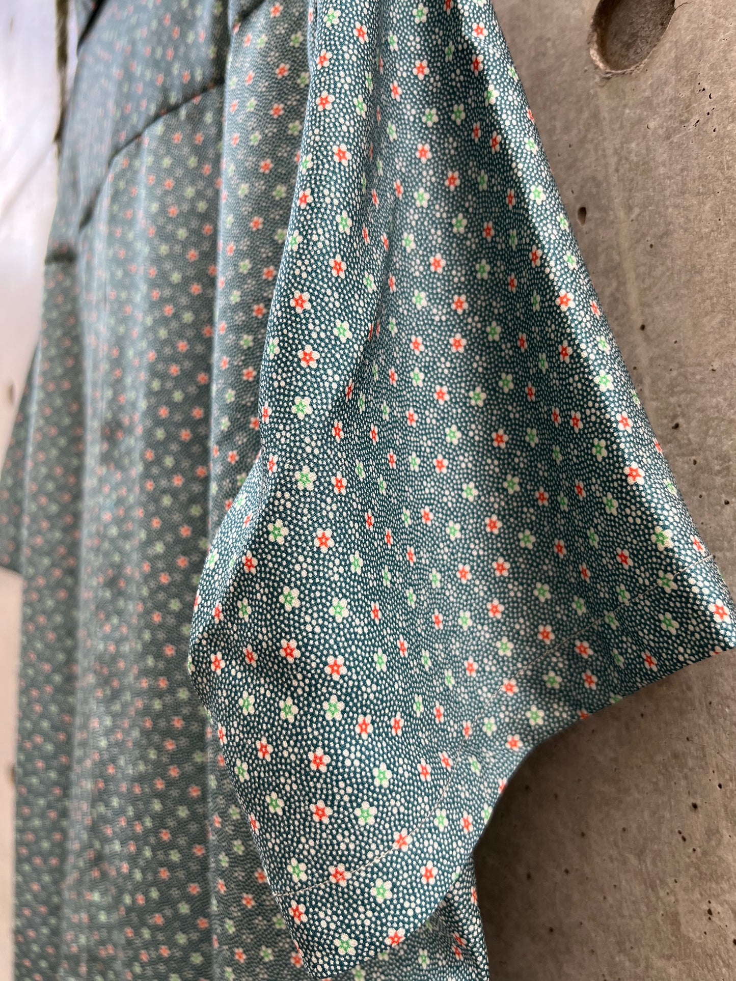 Vintage Kimono - Flower - Blue